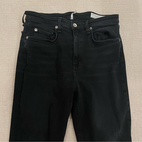 Rag & Bone Nina High Waist Ankle Skinny Distressed Black Jeans - Size 30, EUC - Picture 2 of 6